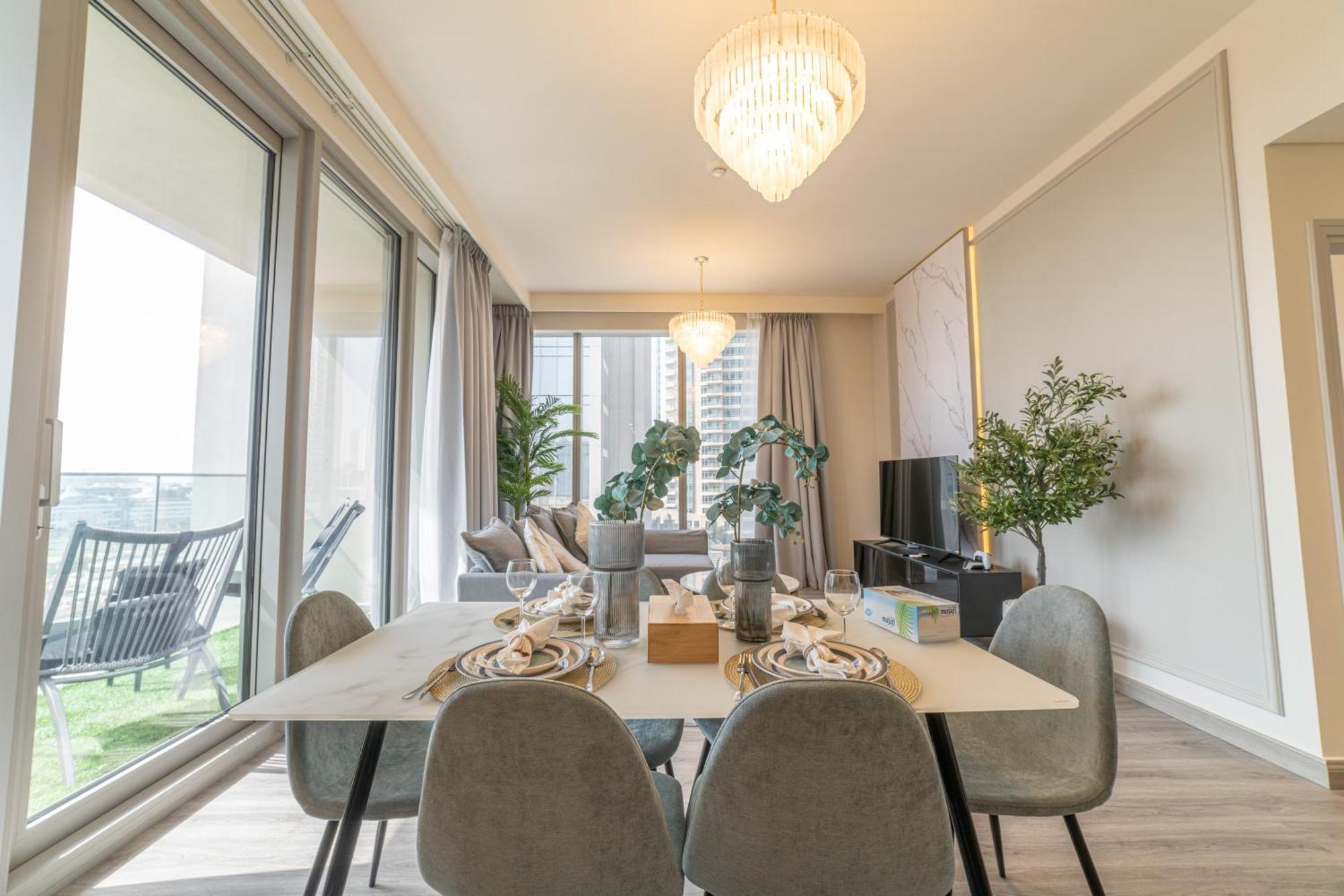 First Class 2Br With Full Dubai Boulevard View Exterior foto